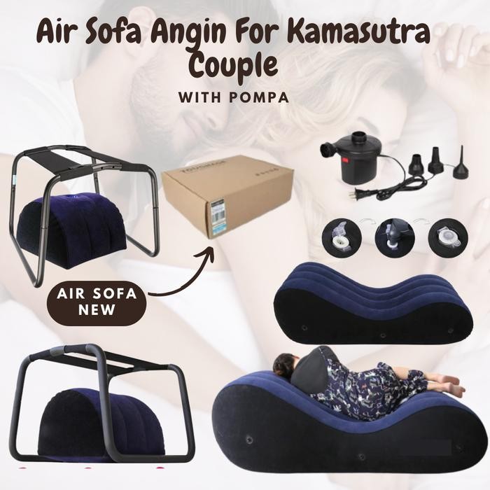 Portable Inflatable Sex Sofa Air Sofa Angin Dengan Pompa For Kamasutra