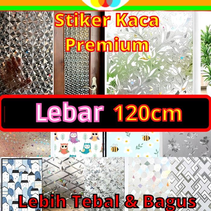 New STIKER STICKER WALLPAPER KACA DEKORASI RUMAH PINTU JENDELA 3D SUNBLAST
