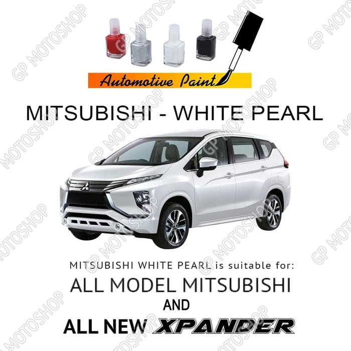 MITSUBISHI WHITE PEARL CAT OLES PENGHILANG BARET MOBIL PUTIH MUTIARA