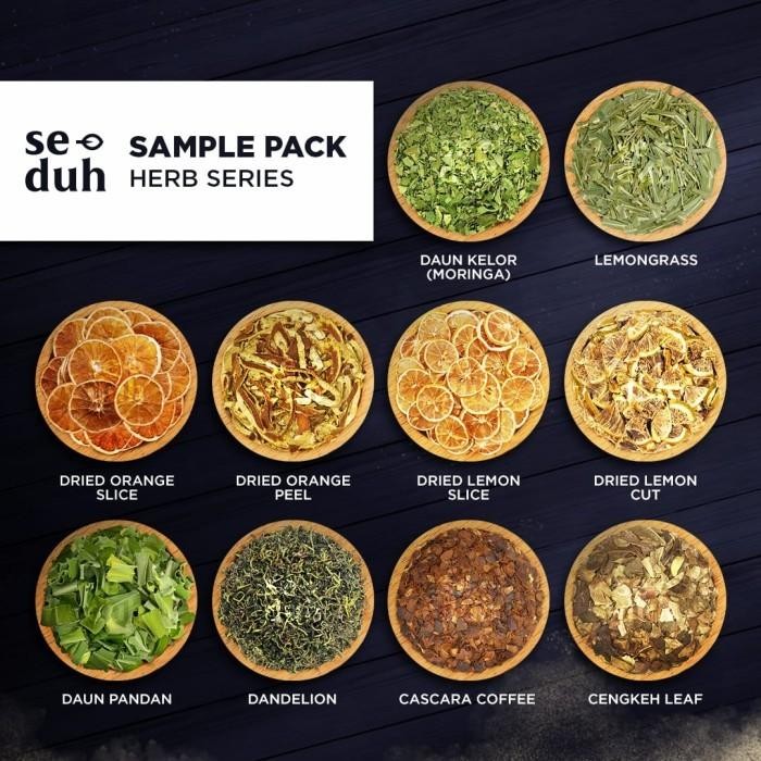 

Sample Pack HERBAL TISANE Series A - Moringa Lemon Orange Pandan tea PREMIUM