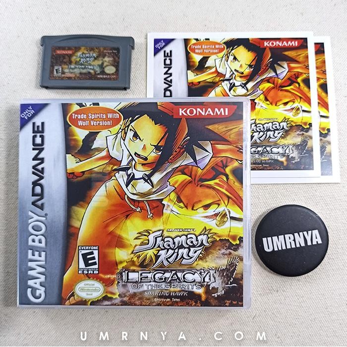 Shaman King Legacy of the Spirits Hawk Nintendo Gameboy GBA Micro NDS