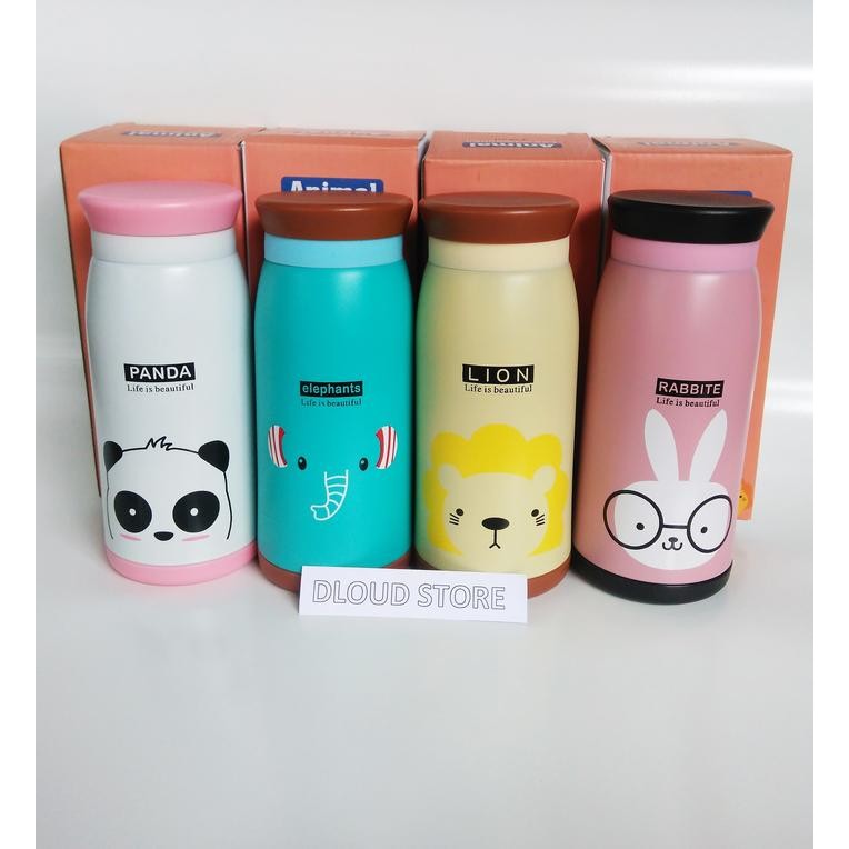 Termos Air Panas dan Dingin 350 ml Karakter Gelas Cangkir