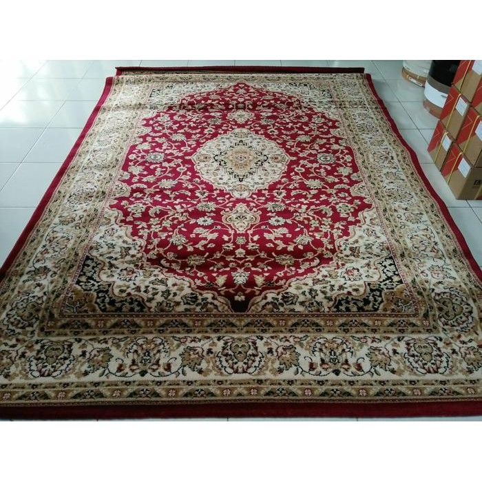 new iransahr karpet tebal empuk branded karpet permadani modren