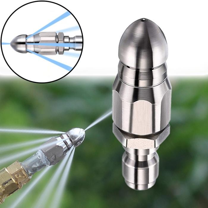 Buruan,. Nosel Pembersih Pipa Nozzle Tekanan Pembersihan Saluran Air Alat Untuk Saluran Pipa