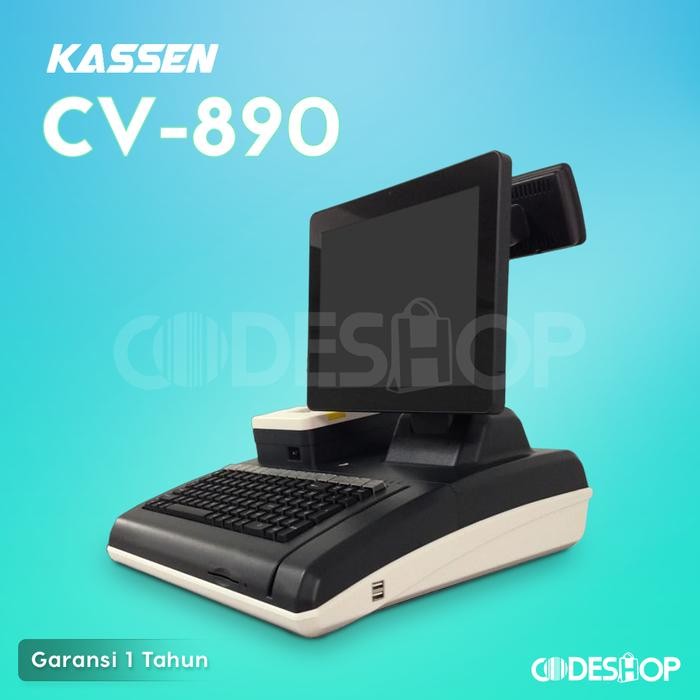 KOMPUTER KASIR MESIN KASIR ALL IN ONE KASSEN CV 890