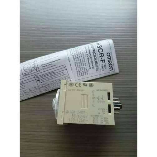 H3CR-F8 220V OMRON ORI/TIMER 2 JARUM H3CR-F8 220V OMRON