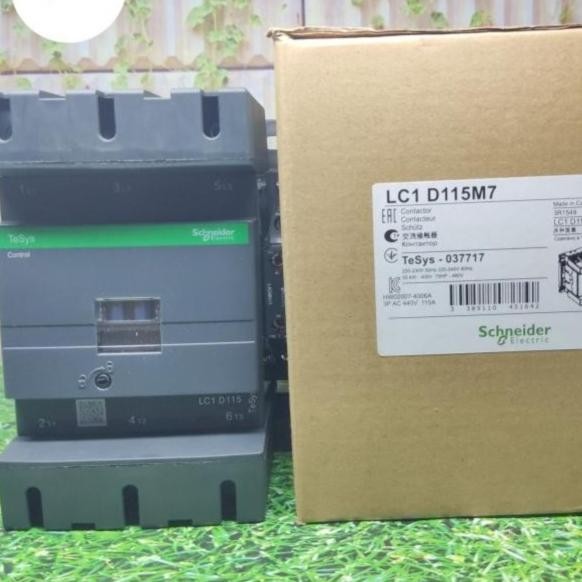 CONTACTOR KONTAKTOR LC1D115 CONTACTOR LC1D115 / LC1D115M7 220V TERMURAH