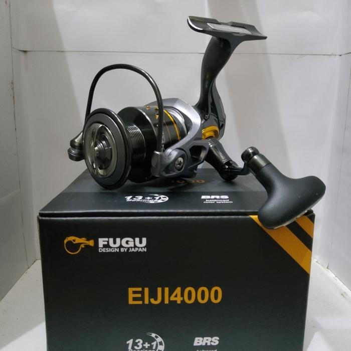 Galma Gulungan rell rel reel Fugu Eiji 4 & 6 Alat Pancing Laut sungai Berkualitas