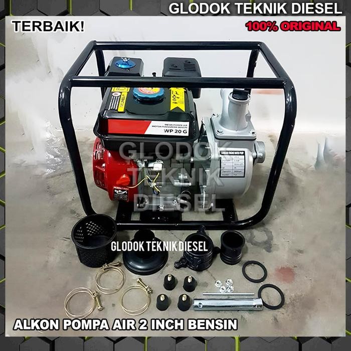 Wp 20 Mesin Pompa Air Sawah Irigasi Alkon Water Pump 2 Inch 2" Terbaik Terlaris