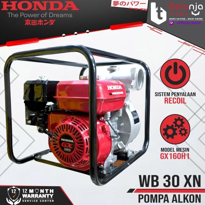 Honda Mesin Pompa Air Irigasi Wb 30 Xn Pompa Alkon 3 Inch Wb30Xn 7.5 M