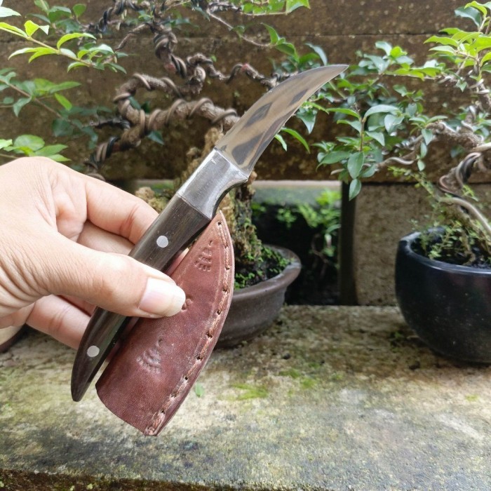 Pisau Okulasi Bonsai Premium SQ 07 Baja Putih HSS Anti karat