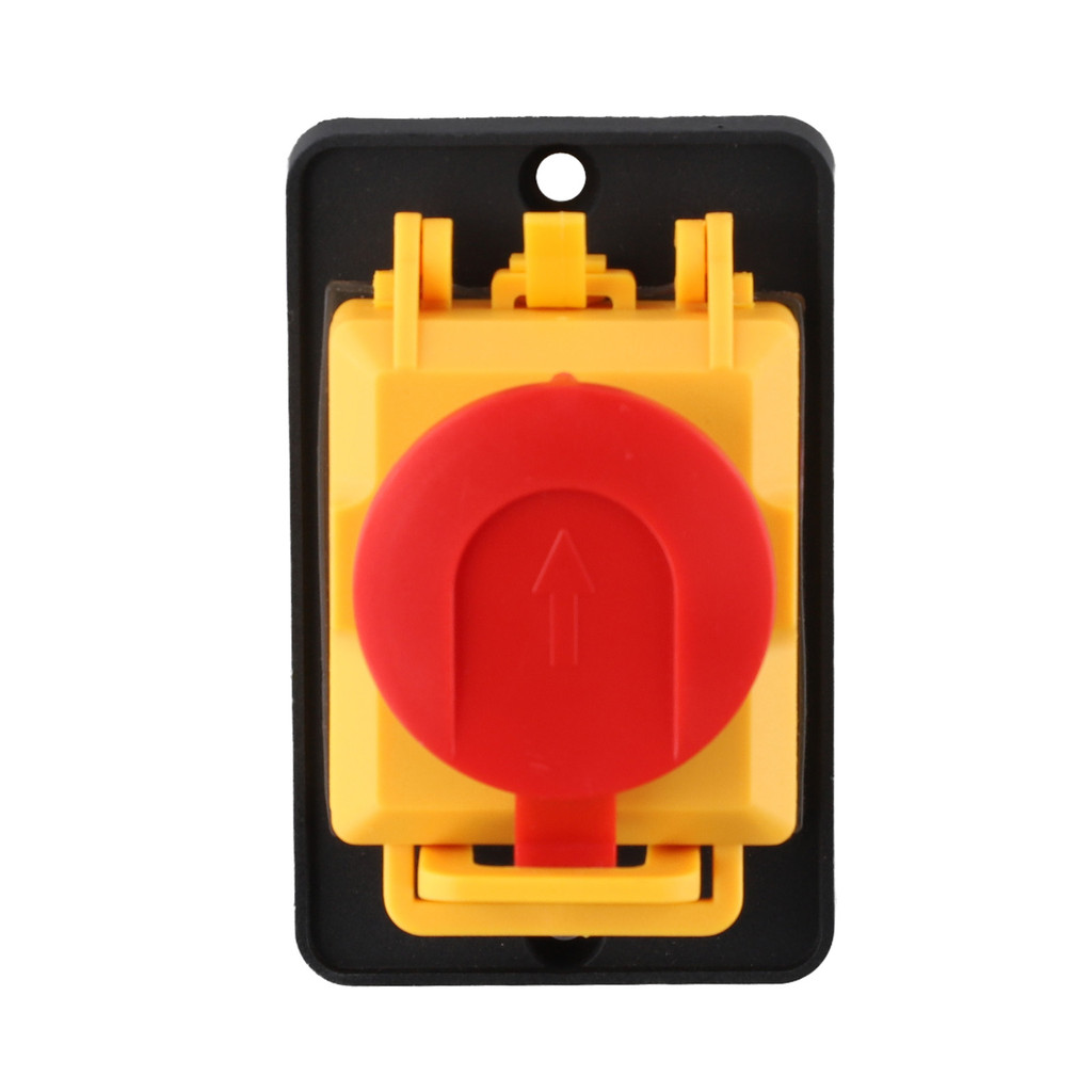 16A 250V Waterproof Pushbutton Switch with Electromagnetic Stop Function Compatible with For KJD12 f
