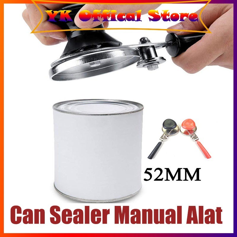 Can Sealer Manual Alat Manual Can Sealer Alat Penutup Kaleng Seamer Botol 5.2cm