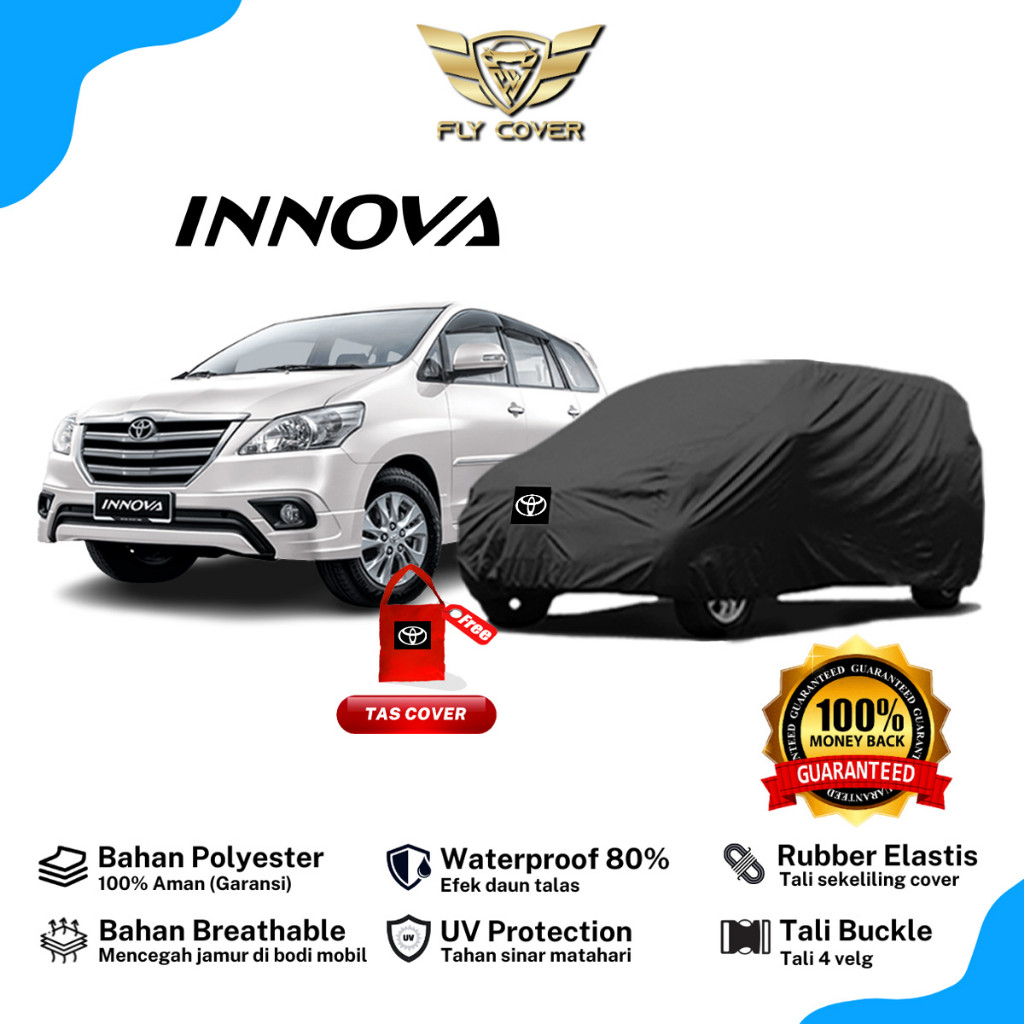 Body Cover Mobil Innova / Sarung Kijang Grand Innova 2011 2012 2013 2014 2015 / Selimut Penutup