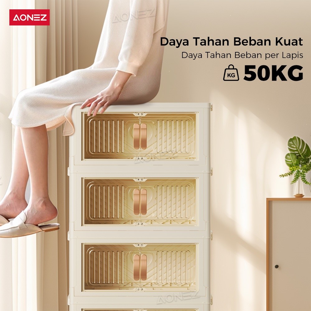 LEMARI LIPAT LEMARI PAKAIAN PLASTIK LIPAT LEMARI PENYIMPANAN BESAR LEMARI