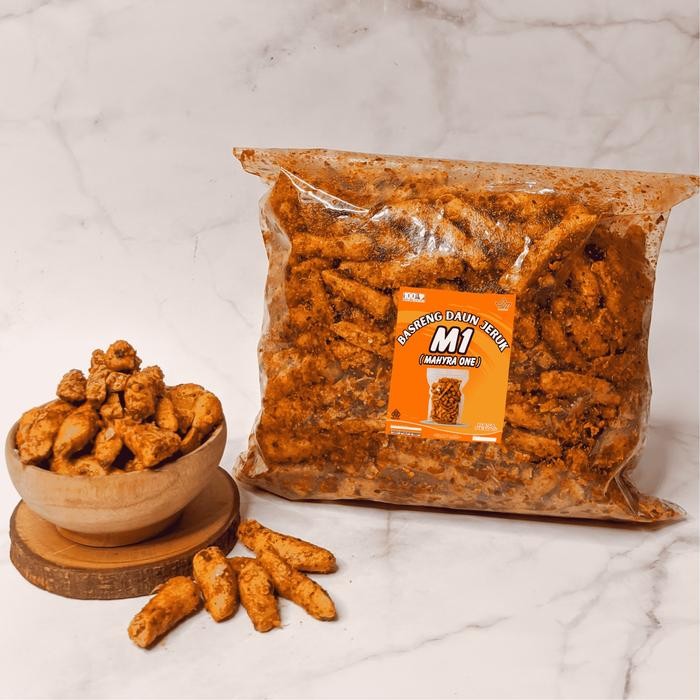 

BASRENG PEDAS DAUN JERUK MAHYRA ONE SNACK - 1KG Food Cemilan