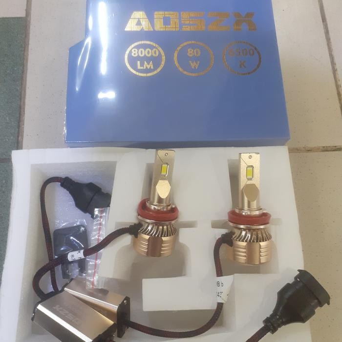 Grosir Lampu Led Mobil Aoszx Canbus 80Watt Mercy & Bmw .Harga Sepasang 12Volt
