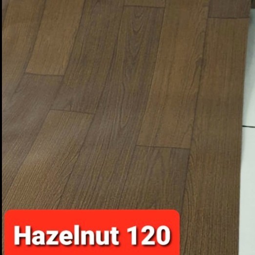 (Allthebest) karpet lantai vinyl plastik ukuran 120 cm (1.2 m) tebal 0.3mm kilap