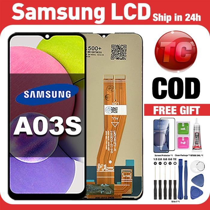 Original Lcd Samsung A03S Fullset Ori Asli Layar Hp Touchscreen Sentuh Versi Tinggi Cod