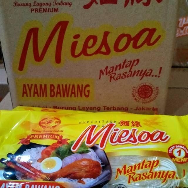 

MIE INSTAN / MISOA BURUNG LAYANG TERBANG RASA AYAM BAWANG