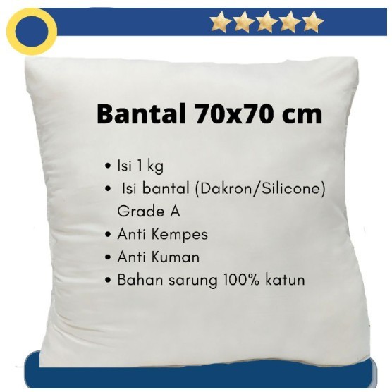 (Allthebest) Bantal Duduk Lesehan Bantal Duduk Lantai 70x70 Bantal Duduk Besar