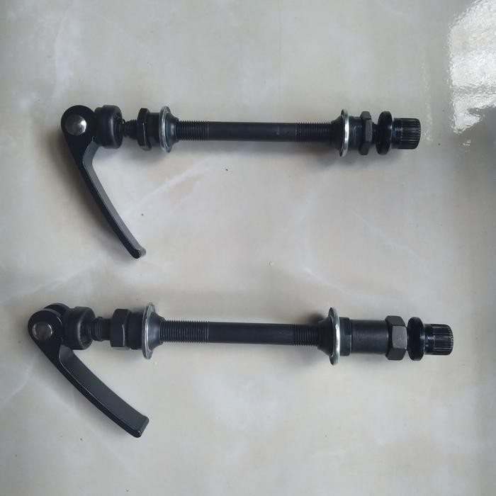 As Quick Release Taiwan Lubang Bolong Roda Depan Dan Belakang Sepeda #Gratisongkir