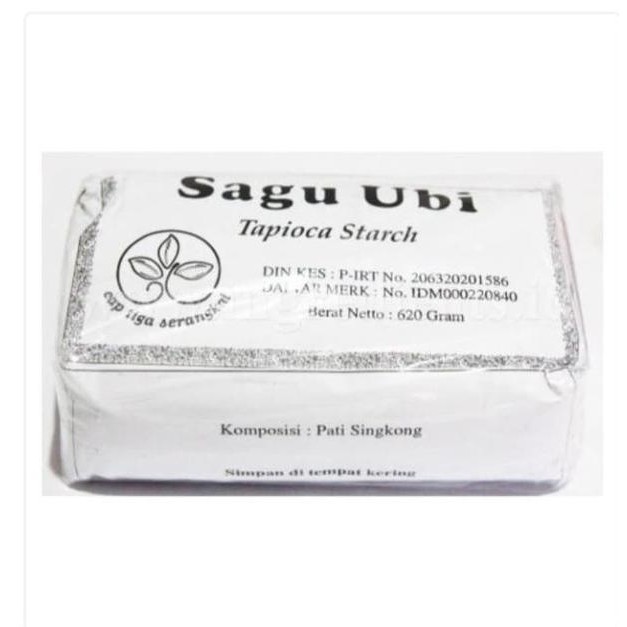 

TEPUNG SAGU UBI TIGA SERANGKAI UKURAN 620 GRAM