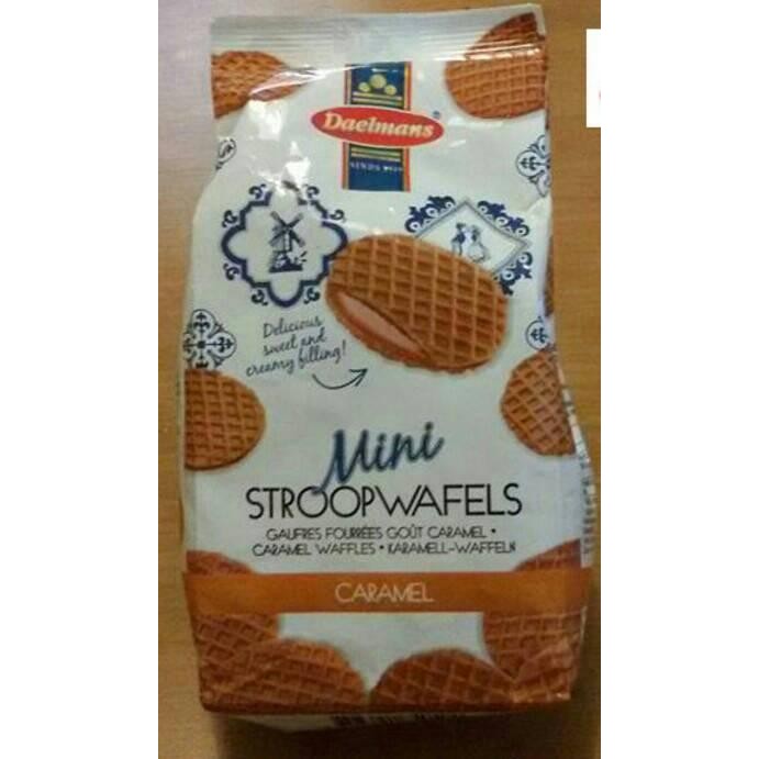 B_serii Daelmam Mini Stroopwafel Caramel Wafells Karamel Wafel 160g