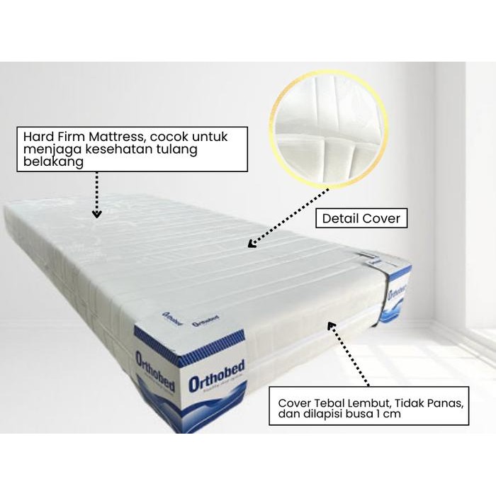 Orthobed Kasur Kesehatan (Orthopedic Mattress - Uk 90X200X20 Cm) Gratisongkir
