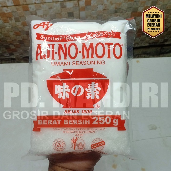 

(Allthebest) AJINOMOTO 250 GR / MICIN / AJI NO MOTO / MSG / UMAMI SEASONING
