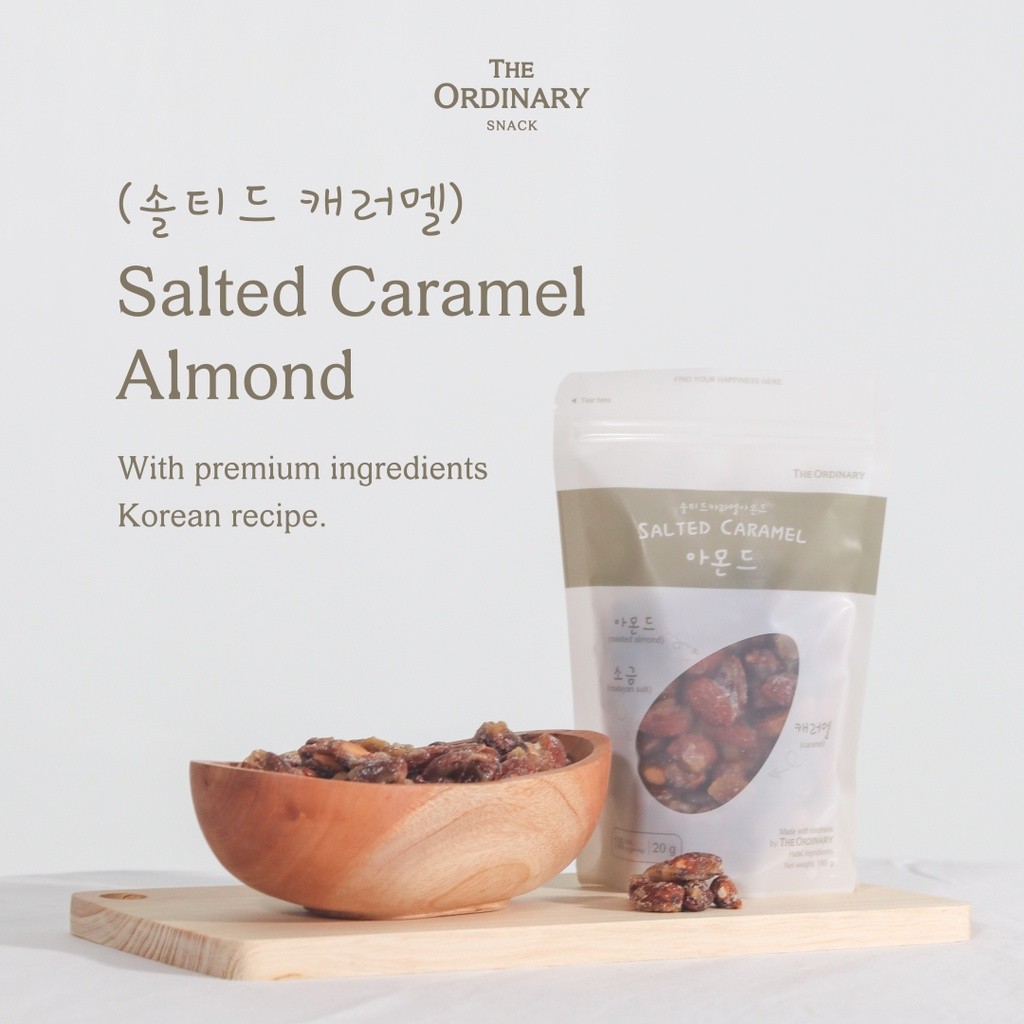 

Csp - SALTED CARAMEL ALMOND 180GR - THE OINARY