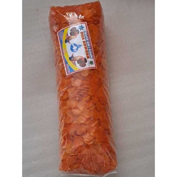 

Csp - KERUPUK BAWANG OREN SEBLAK / BUBUR MERK DUA ARWANA 1 BAL 5KG