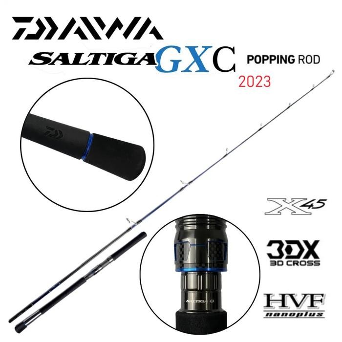 Promo Terbatas Daiwa Saltiga Gx C 2023 Popping Casting Rod Joran Pancing Aman