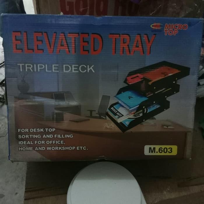 

Bak Surat ( Elevated Tray ) Susun 3 Microtop