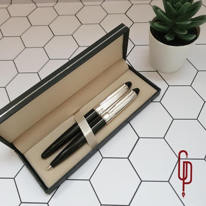 

Bentley - Pulpen Crocodile Ekslusif Stainless 1 Set/ Pulpen Si