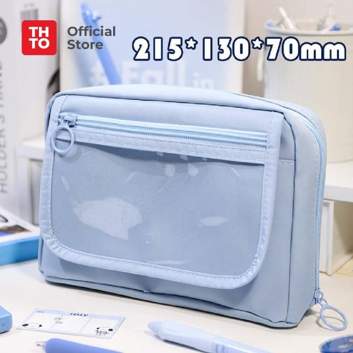 

Bentley - Thto 14 Layer New Tas Tempat Pensil Anak Sekolah Transparan Kapasitas Besar A111