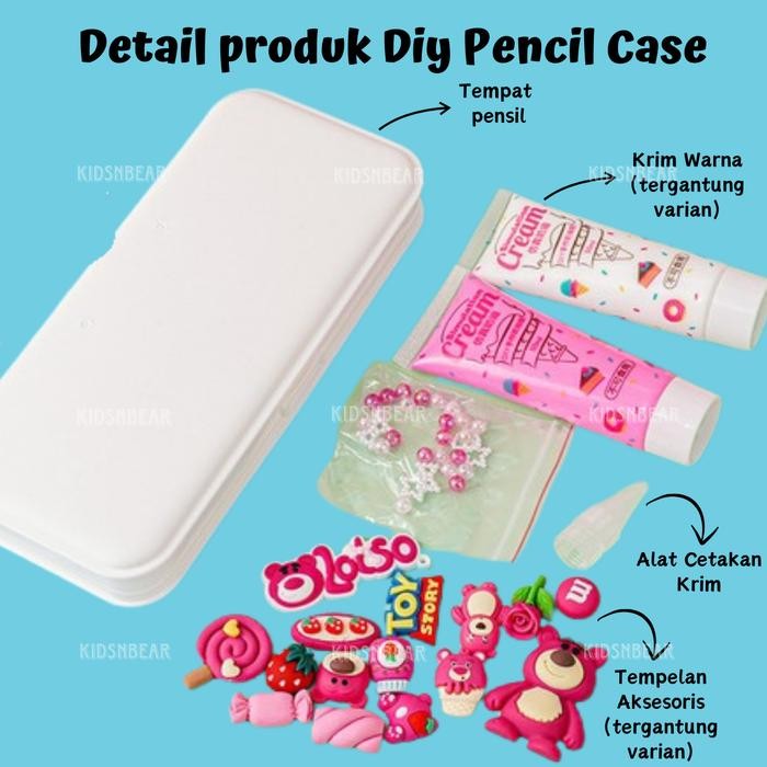 

Bentley - Knb Diy Pencil Case Menghias Kotak Pensil 3D Kyutocream Deco Cream Kit