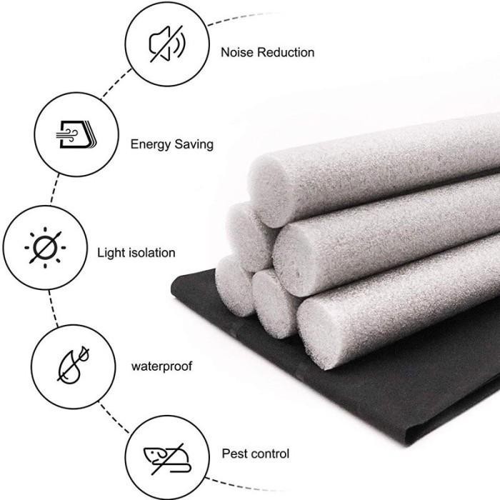 Waterproof Door Bottom Seal Strip Foam Cotton Door Bottom Seal Dpt #Gratisongkir