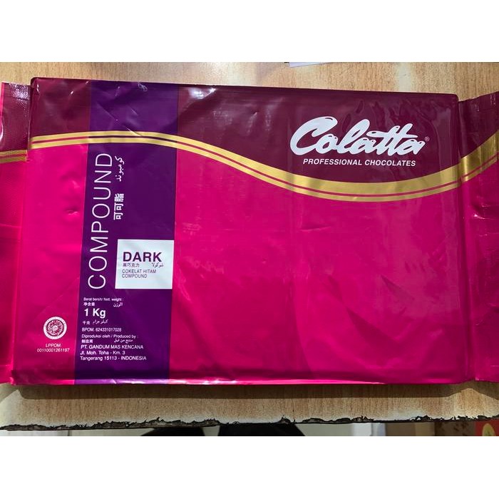 

JTTOP" COLATTA DARK COMPOUND 1KG COKELAT HITAM SERBAGUNA