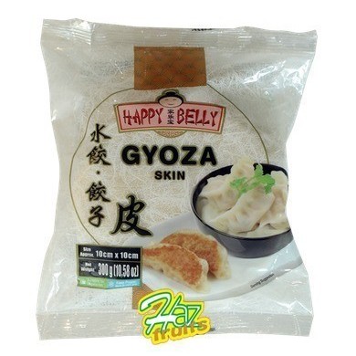 

JTTOP" HAPPY BELLY FROZEN GYOZA SKIN / KULIT PANGSIT / KULIT DUMPLING 300GRM