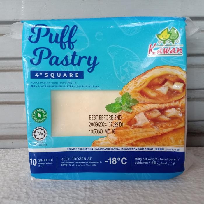 

JTTOP" PUFF PASTRY SQUARE 400 GRAM
