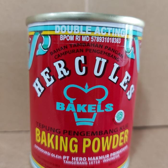 

JTTOP" BAKING POWDER HERCULES DOUBLE ACTING 110 GRAM