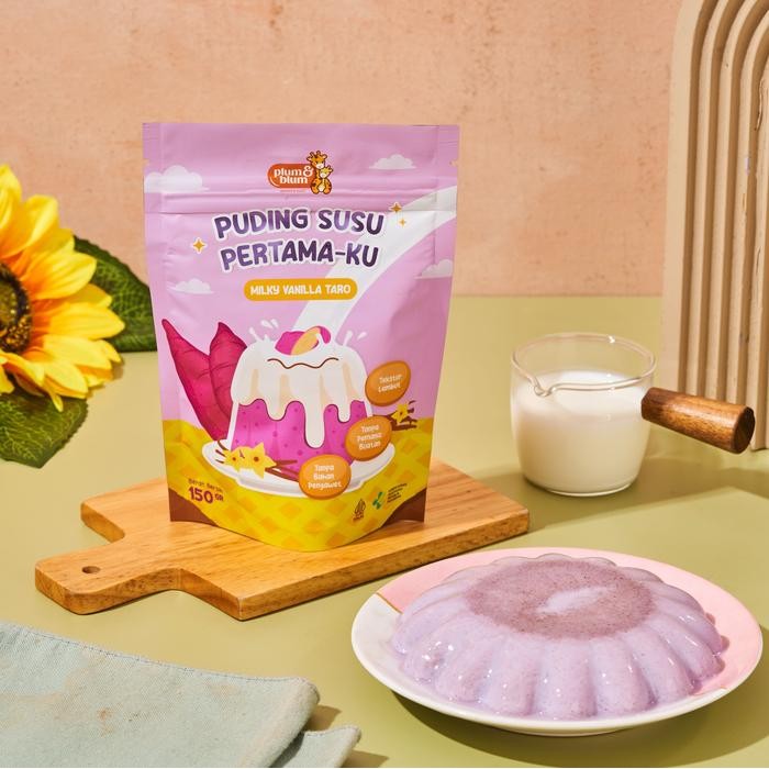 

JTTOP" PLUM & BLUM SILKY PUDDING SUSU BUAH SNACK MPASI - 150 GRAM
