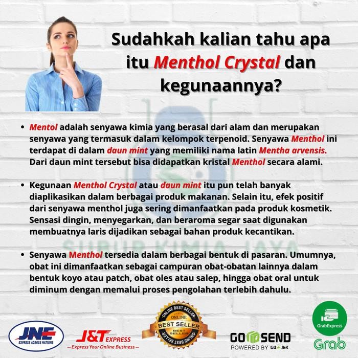 

JTTOP" MENTHOL CRYSTAL 100 GR - CRISTAL MENTOL FOOD GRADE