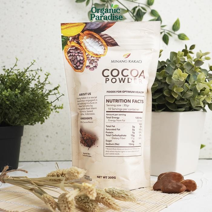 

JTTOP" COCOA POWDER / COKLAT BUBUK MINANG KAKAO 300 GRAM
