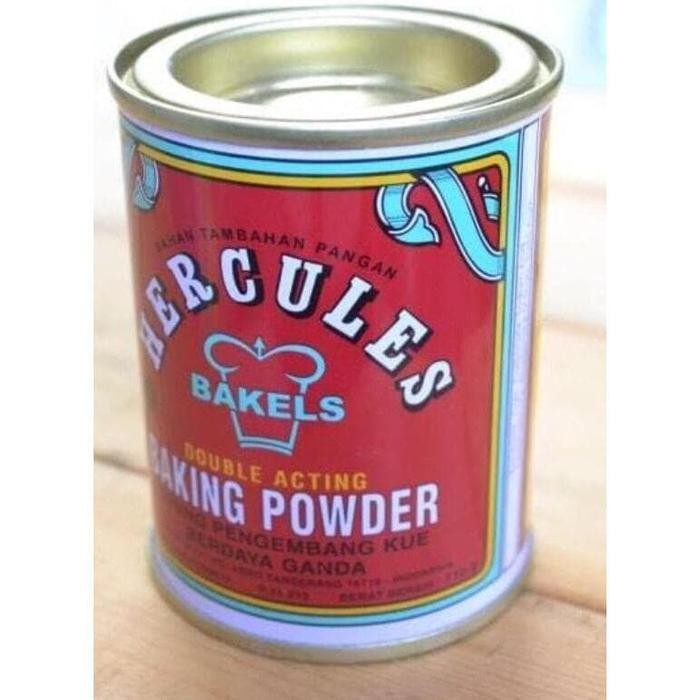 

JTTOP" HERCULES BAKING POWDER DOUBLE ACTING PENGEMBANG KUE 110 GRAM