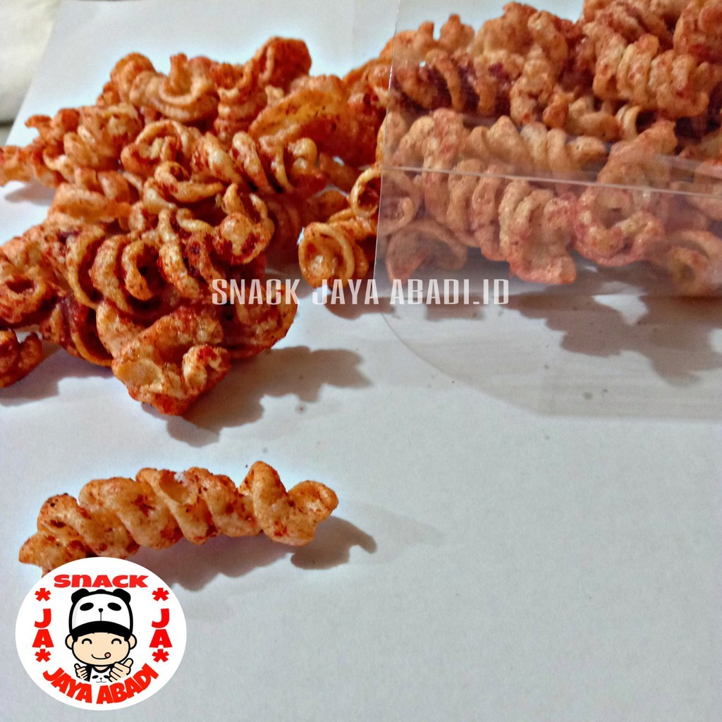 

Mamam_Asoy Makaroni Spiral Pedas/ Makaroni Kriting Pedas/ Makaroni Pedas/ Makaroni Murah Kiloan 150