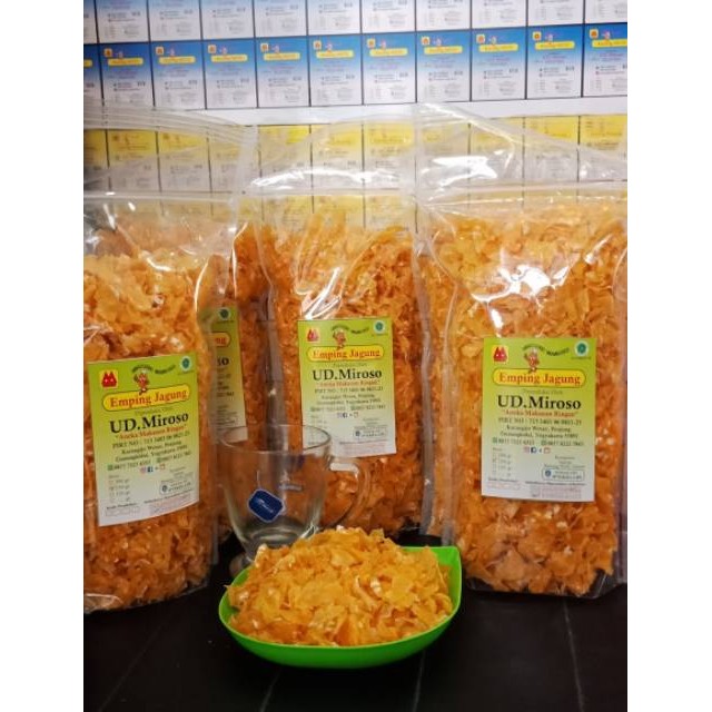 

Mamam_Asoy Emping Jagung / Geprek Jagung Mentah Ud Miroso Gk