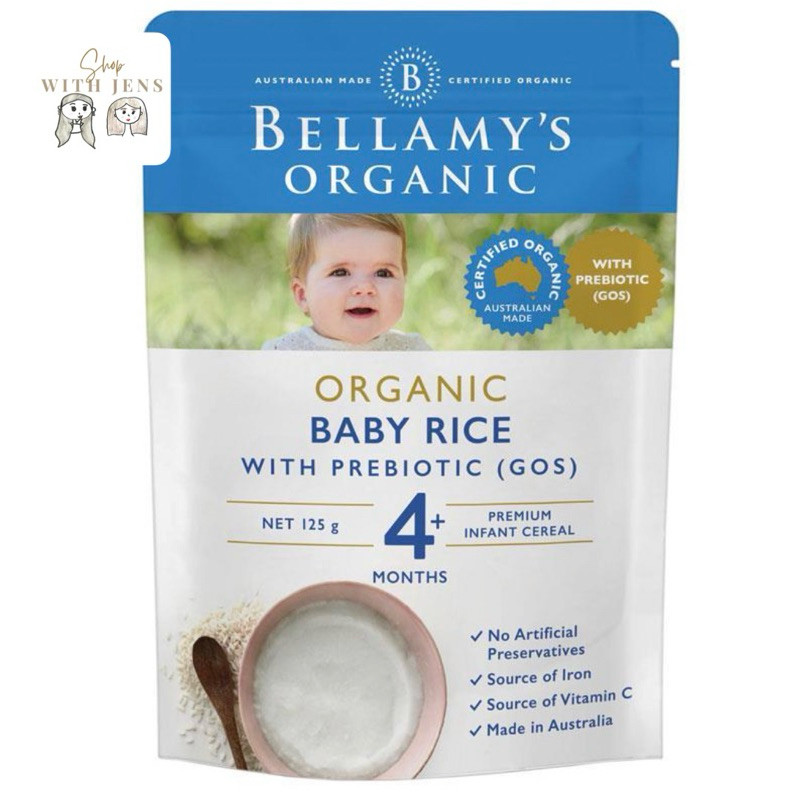 

Mamam_Asoy Bellamy'S Organic Baby Rice With Prebiotic / Baby Porridge / Milk & Vanilla / Apple