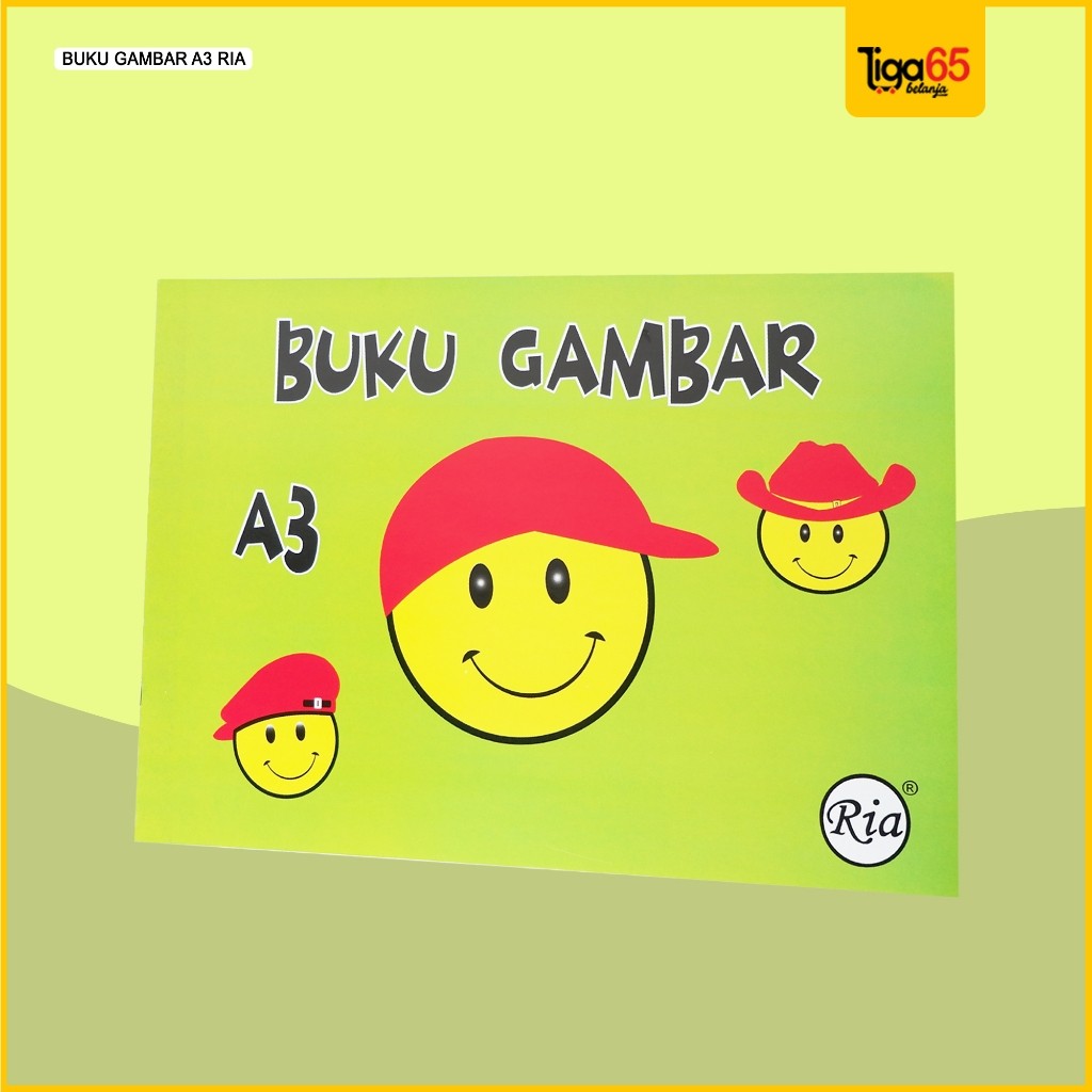 

Buku Gambar / Buku Gambar A3 / Buku Gambar Anak / Buku Gambar Ria (8Lembar) / Tas n Tulis